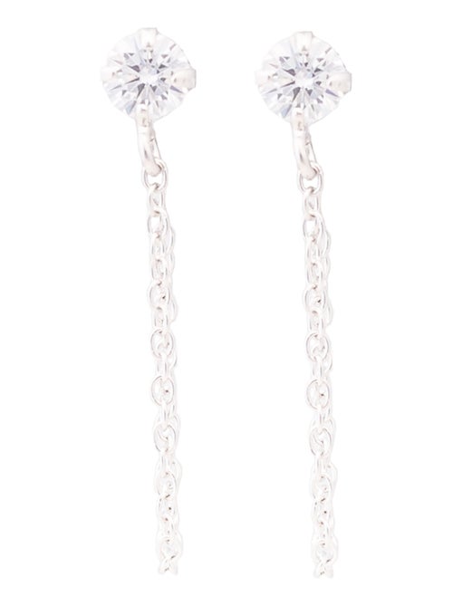 Boucles d'oreilles Luxenter en argent 925 avec zircons brillants plaqués rhodium - Essential - Kiabi
