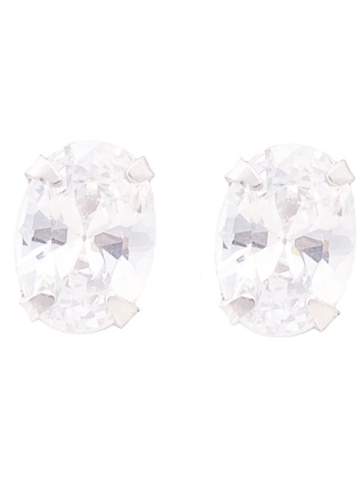 Boucles d'oreilles Luxenter en argent 925 avec zircons brillants plaqués rhodium - Essential - Kiabi Boucles d'oreilles Luxenter en argent 925 avec zircons brillants plaqués rhodium - Essential - Kiabi