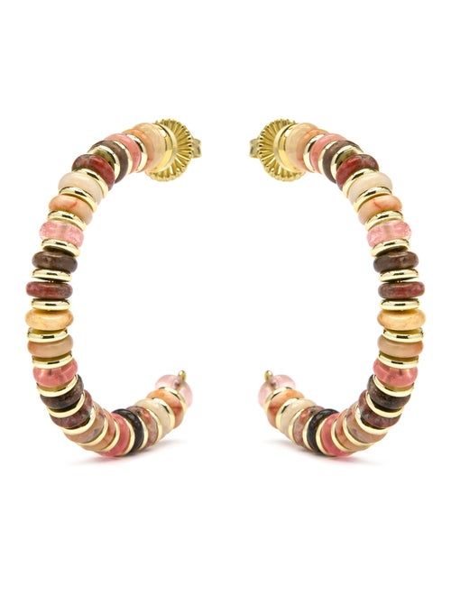 Boucles d'oreilles Luxenter en Argent 925 et Agate multicolore finies plaqué or jaune 18k - Umex - Kiabi Boucles d'oreilles Luxenter en Argent 925 et Agate multicolore finies plaqué or jaune 18k - Umex - Kiabi