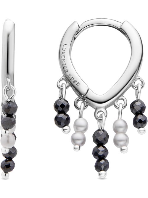 Boucles d'oreilles Luxenter en argent 925 et perles plaquées rhodium - Ukraes - Kiabi Boucles d'oreilles Luxenter en argent 925 et perles plaquées rhodium - Ukraes - Kiabi