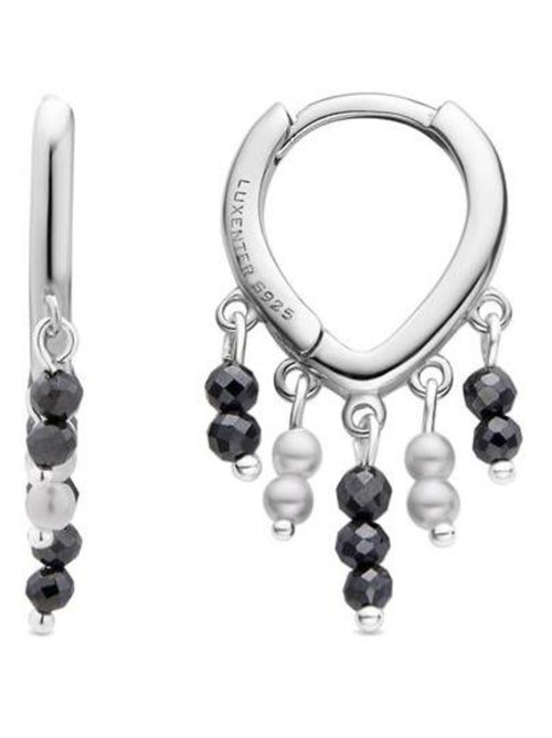 Boucles d'oreilles Luxenter en argent 925 et perles plaquées rhodium - Ukraes - Kiabi Boucles d'oreilles Luxenter en argent 925 et perles plaquées rhodium - Ukraes - Kiabi