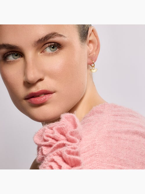 Boucles d'oreilles Luxenter en argent 925 et zircone brillante, finition or jaune 18 k - Matabak - Kiabi Boucles d'oreilles Luxenter en argent 925 et zircone brillante, finition or jaune 18 k - Matabak - Kiabi