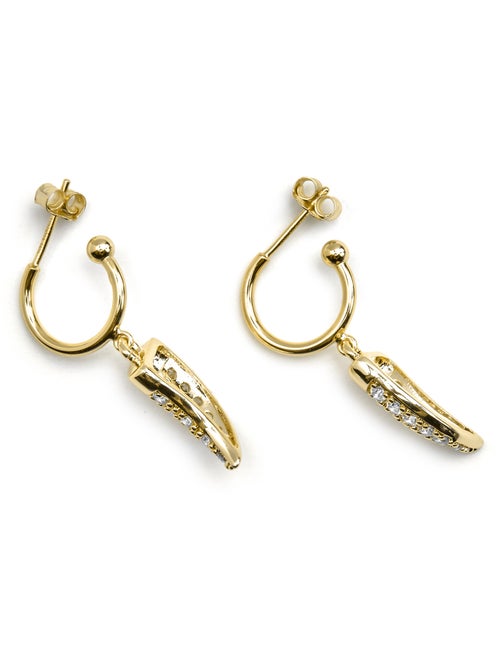 Boucles d'oreilles Luxenter en argent 925 et zirconium brillant - Dek - Kiabi Boucles d'oreilles Luxenter en argent 925 et zirconium brillant - Dek - Kiabi