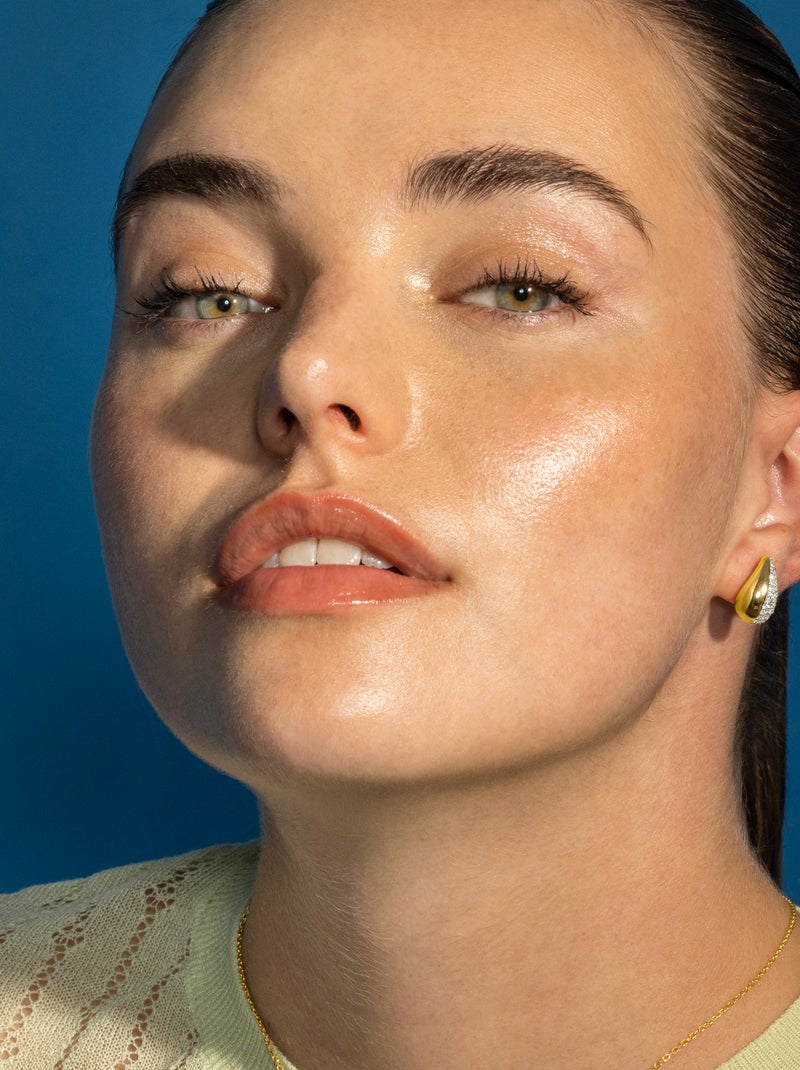 Boucles d'oreilles Luxenter en argent 925 et zirconium brillant - Nirdo Blanc - Kiabi