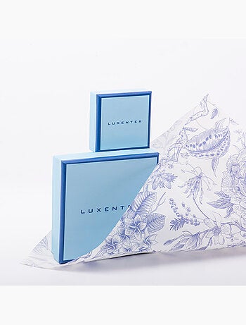 Boucles d'oreilles Luxenter en argent 925 et zirconium brillant - Parkya