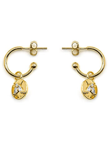 Boucles d'oreilles Luxenter en argent 925 et zirconium brillant - Ufore