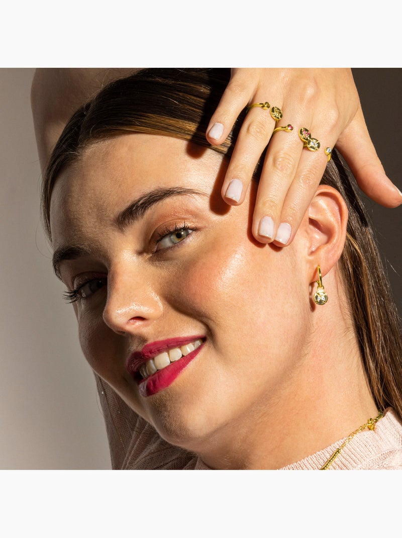 Boucles d'oreilles Luxenter en argent 925 et zirconium brillant - Ufore Argent - Kiabi