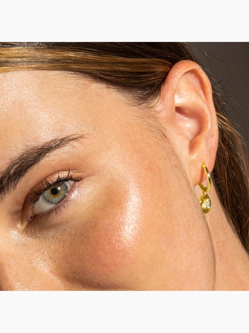Boucles d'oreilles Luxenter en argent 925 et zirconium brillant - Ufore - Kiabi