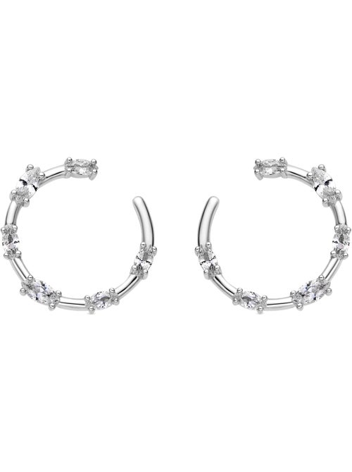 Boucles d'oreilles Luxenter en argent 925 et zirconium brillant plaqué rhodium - Parkya - Kiabi Boucles d'oreilles Luxenter en argent 925 et zirconium brillant plaqué rhodium - Parkya - Kiabi