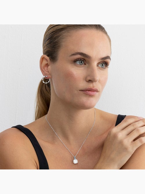 Boucles d'oreilles Luxenter en argent 925 et zirconium brillant plaqué rhodium - Parkya - Kiabi Boucles d'oreilles Luxenter en argent 925 et zirconium brillant plaqué rhodium - Parkya - Kiabi