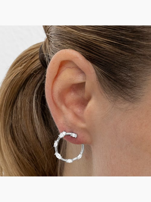 Boucles d'oreilles Luxenter en argent 925 et zirconium brillant plaqué rhodium - Parkya - Kiabi Boucles d'oreilles Luxenter en argent 925 et zirconium brillant plaqué rhodium - Parkya - Kiabi