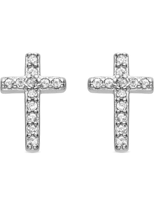 Boucles d'oreilles Luxenter en argent 925 et zirconium brillant plaqué rhodium - Zudis - Kiabi Boucles d'oreilles Luxenter en argent 925 et zirconium brillant plaqué rhodium - Zudis - Kiabi