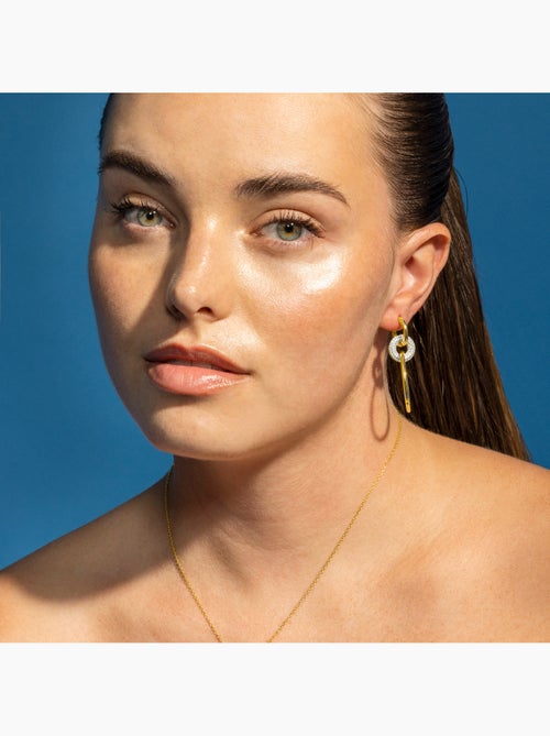 Boucles d'oreilles Luxenter en argent 925 et zirconium plaqué rhodium - Wanty - Kiabi Boucles d'oreilles Luxenter en argent 925 et zirconium plaqué rhodium - Wanty - Kiabi