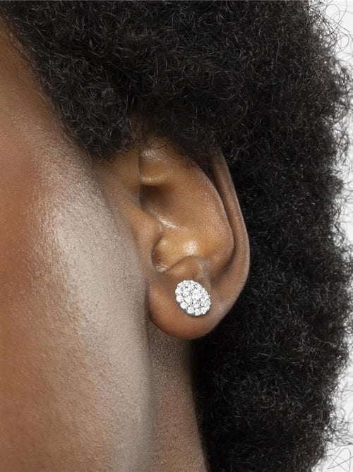 Boucles d'oreilles Luxenter en Argent 925 et Zirconium rhodié - Ziadri - Kiabi