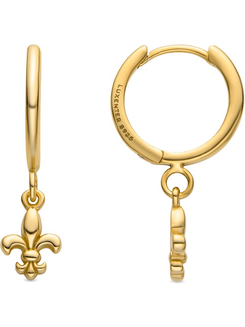 Boucles d'oreilles Luxenter en argent 925 plaqué or 18K - Atlo - Kiabi Boucles d'oreilles Luxenter en argent 925 plaqué or 18K - Atlo - Kiabi