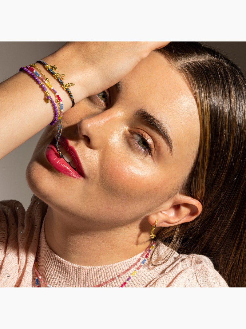 Boucles d'oreilles Luxenter en argent 925 plaqué or 18K - Atlo Jaune - Kiabi