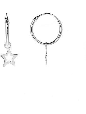 Boucles d'oreilles Luxenter en argent 925 plaqué rhodium - Essential