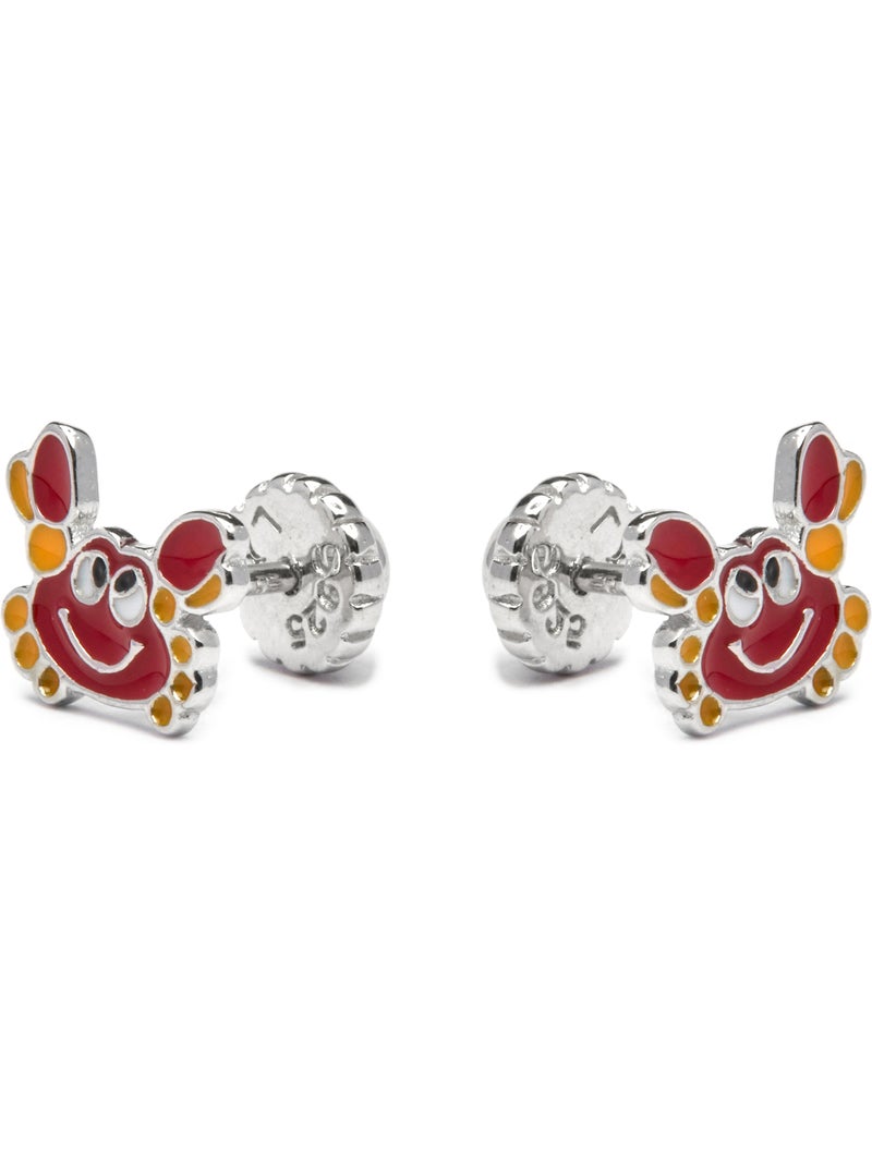 Boucles d'oreilles Luxenter en argent 925 rhodié - Harane Multicolore - Kiabi