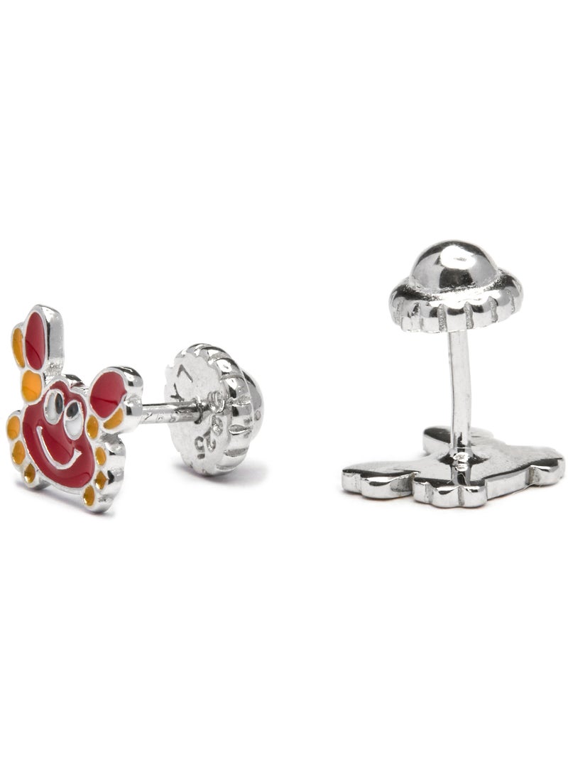 Boucles d'oreilles Luxenter en argent 925 rhodié - Harane Multicolore - Kiabi