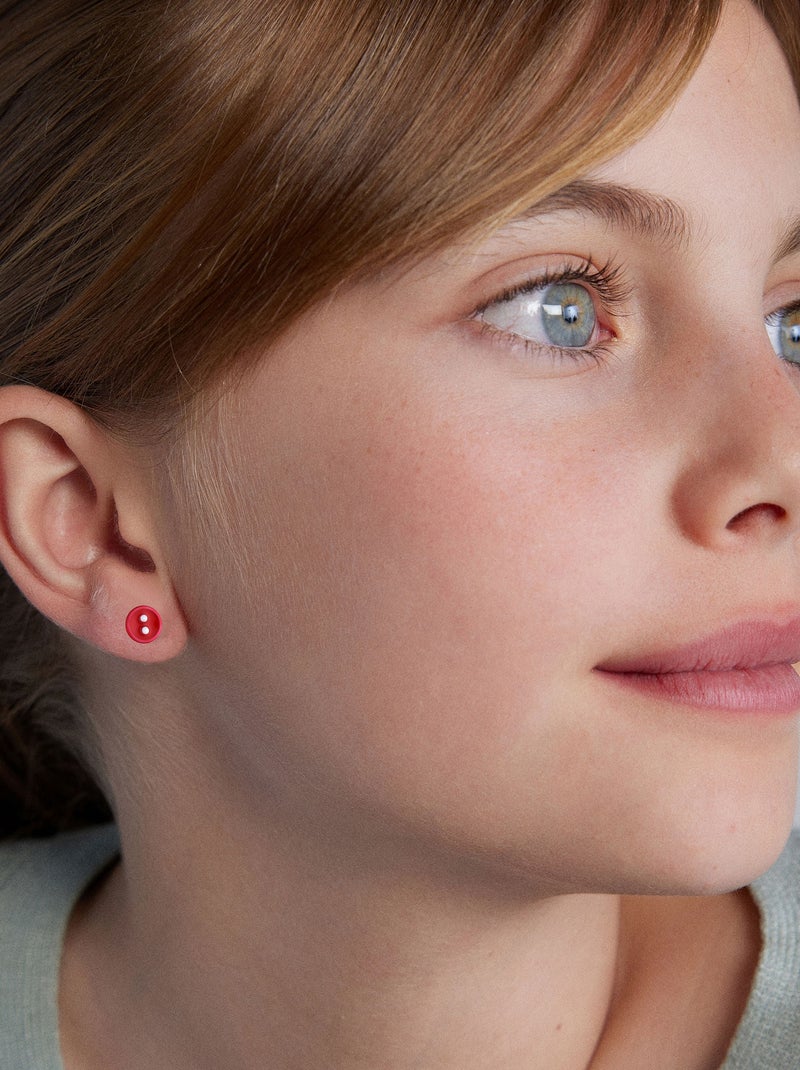 Boucles d'oreilles Luxenter en argent 925 rhodié - Lyros Multicolore - Kiabi