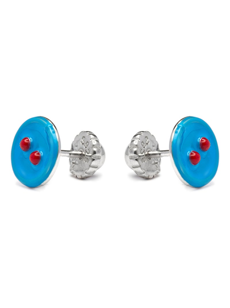Boucles d'oreilles Luxenter en argent 925 rhodié - Lyros Multicolore - Kiabi
