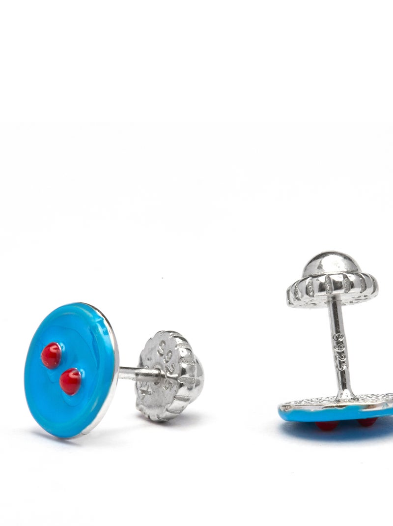 Boucles d'oreilles Luxenter en argent 925 rhodié - Lyros Multicolore - Kiabi