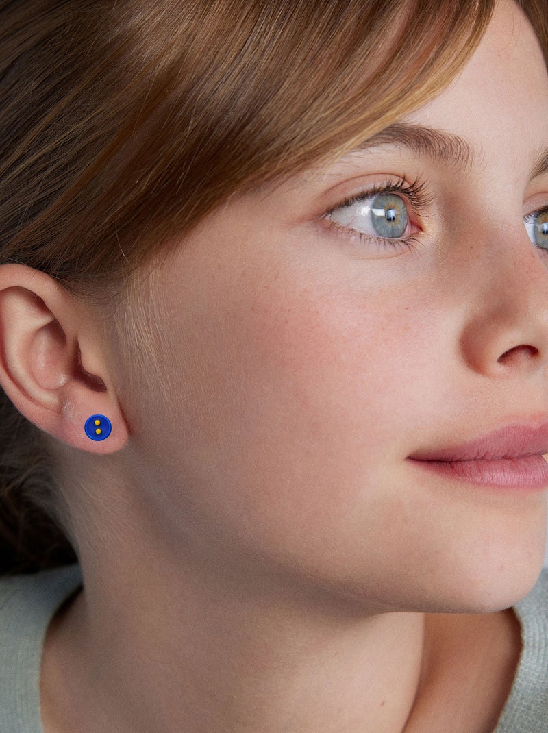 Boucles d'oreilles Luxenter en argent 925 rhodié - Lyros Multicolore - Kiabi