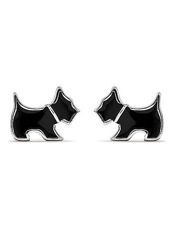 Boucles d'oreilles Luxenter en argent 925 rhodié - Trompik
