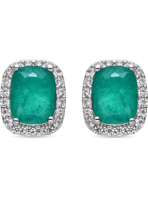 Boucles d'oreilles Luxenter en argent et quartz hydrothermal vert de Paraiba - Kimhi - Kiabi Boucles d'oreilles Luxenter en argent et quartz hydrothermal vert de Paraiba - Kimhi - Kiabi