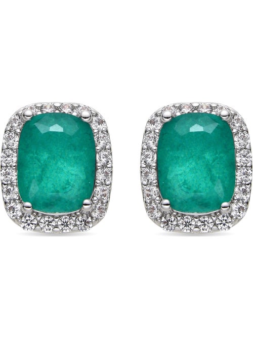 Boucles d'oreilles Luxenter en argent et quartz hydrothermal vert de Paraiba - Kimhi - Kiabi Boucles d'oreilles Luxenter en argent et quartz hydrothermal vert de Paraiba - Kimhi - Kiabi
