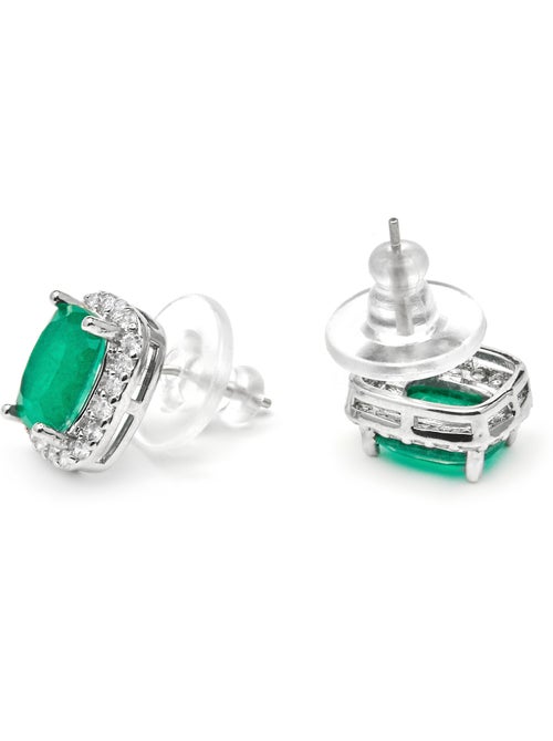 Boucles d'oreilles Luxenter en argent et quartz hydrothermal vert de Paraiba - Kimhi - Kiabi Boucles d'oreilles Luxenter en argent et quartz hydrothermal vert de Paraiba - Kimhi - Kiabi