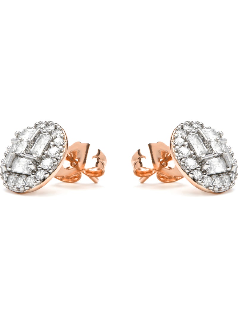 Boucles d'oreilles Luxenter en argent et zircon brillant - Tencara Blanc - Kiabi