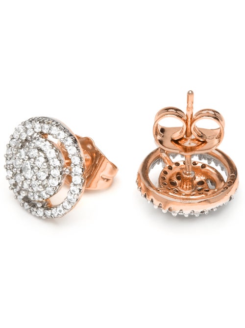 Boucles d'oreilles Luxenter en argent et zircon brillant - Zarassy - Kiabi