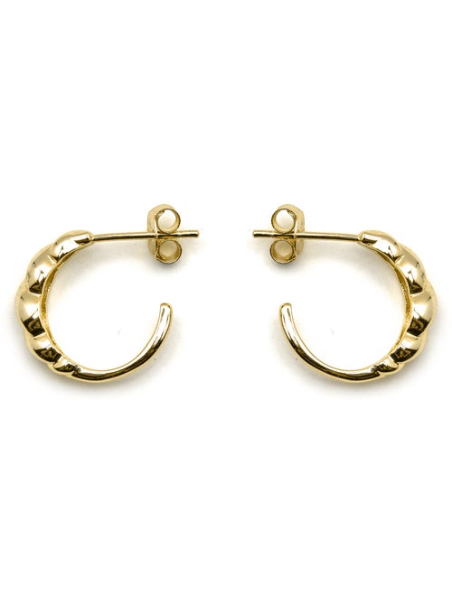 Boucles d'oreilles Luxenter en argent sterling 925 avec finition et plaqué or 18k - Gilsi - Kiabi