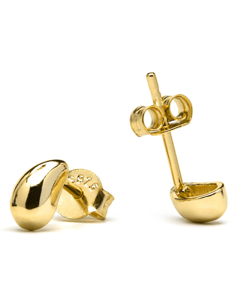 Boucles d'oreilles Luxenter en argent sterling 925 avec finition et plaqué or 18k - Nokie Jaune - Kiabi