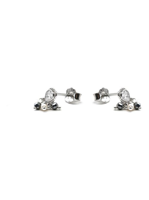 Boucles d'oreilles Luxenter en argent sterling 925 et perle blanche avec finition en rhodium - Nexa - Kiabi Boucles d'oreilles Luxenter en argent sterling 925 et perle blanche avec finition en rhodium - Nexa - Kiabi