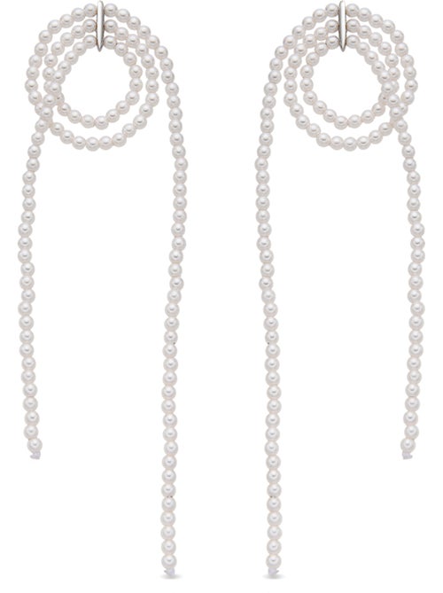 Boucles d'oreilles Luxenter en argent sterling 925 et perle blanche, finition rhodium - Lima - Kiabi Boucles d'oreilles Luxenter en argent sterling 925 et perle blanche, finition rhodium - Lima - Kiabi