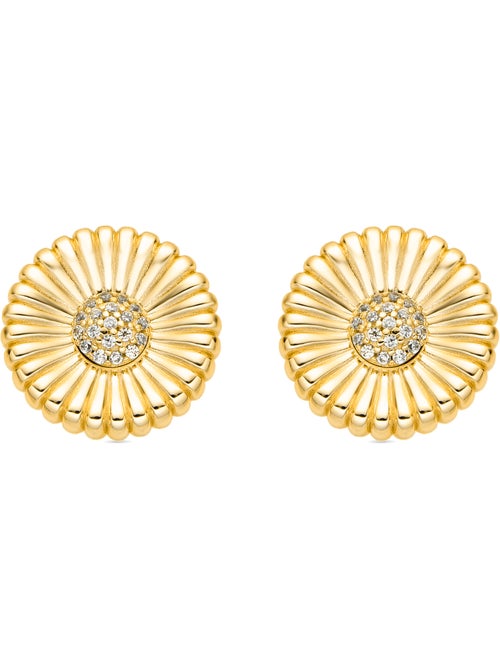 Boucles d'oreilles Luxenter en argent sterling 925 et zircone brillante finition or 18k - Olie - Kiabi Boucles d'oreilles Luxenter en argent sterling 925 et zircone brillante finition or 18k - Olie - Kiabi