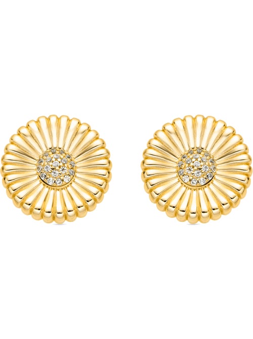 Boucles d'oreilles Luxenter en argent sterling 925 et zircone brillante finition or 18k - Olie - Kiabi Boucles d'oreilles Luxenter en argent sterling 925 et zircone brillante finition or 18k - Olie - Kiabi