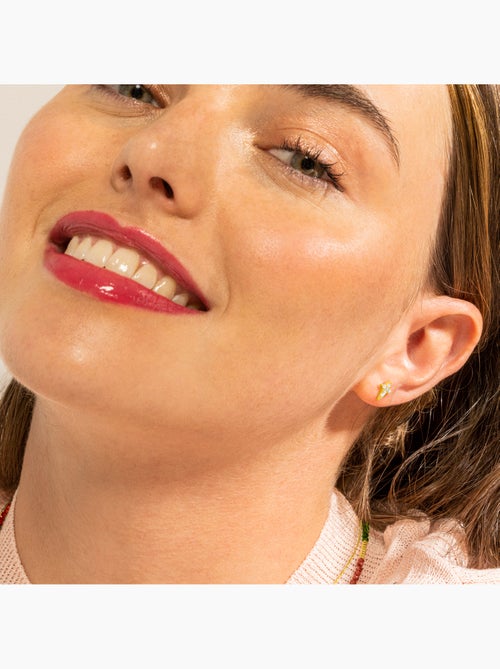 Boucles d'oreilles Luxenter en argent sterling 925 et zircone brillante finition or 18k-Tenwi - Kiabi Boucles d'oreilles Luxenter en argent sterling 925 et zircone brillante finition or 18k-Tenwi - Kiabi