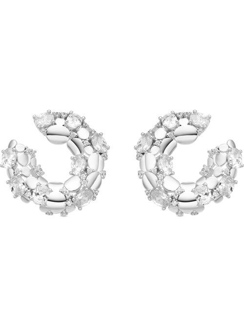 Boucles d'oreilles Luxenter en argent sterling 925 et zircone brillante finition rhodium - Larent - Kiabi Boucles d'oreilles Luxenter en argent sterling 925 et zircone brillante finition rhodium - Larent - Kiabi