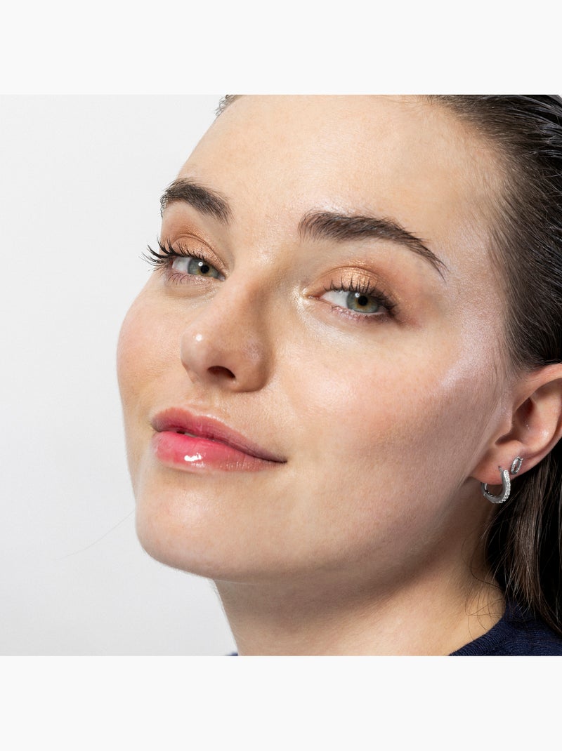 Boucles d'oreilles Luxenter en argent sterling 925 et zircone e avec finition en rhodium-Infinity Blanc - Kiabi