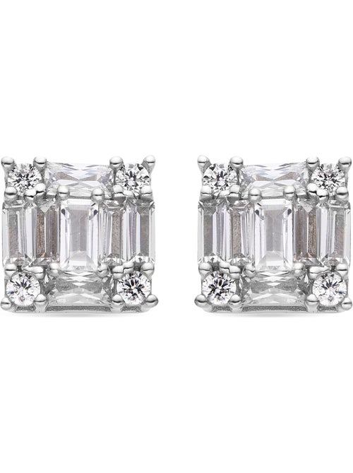 Boucles d'oreilles Luxenter en argent sterling 925 et zircone e avec finition en rhodium-Rakna - Kiabi Boucles d'oreilles Luxenter en argent sterling 925 et zircone e avec finition en rhodium-Rakna - Kiabi