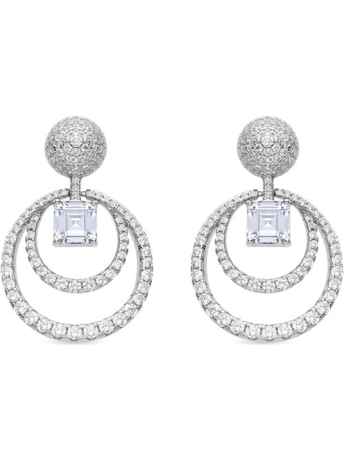 Boucles d'oreilles Luxenter en argent sterling 925 et zircone e avec finitions en rhodium-Metrih - Kiabi Boucles d'oreilles Luxenter en argent sterling 925 et zircone e avec finitions en rhodium-Metrih - Kiabi