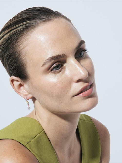 Boucles d'oreilles Luxenter en Argent Sterling 925 et Zirconia Multicolore plaqué Rhodium - Guyoth - Kiabi