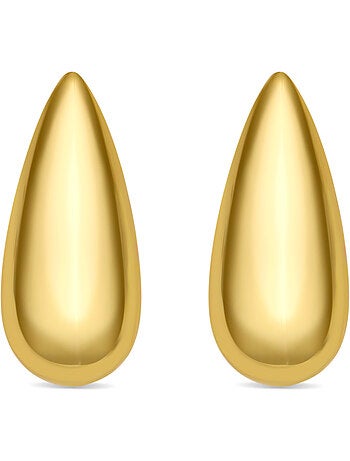 Boucles d'oreilles Luxenter en argent sterling 925 finition or jaune 18k - Leofra