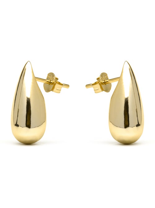 Boucles d'oreilles Luxenter en argent sterling 925 finition or jaune 18k - Leofra - Kiabi Boucles d'oreilles Luxenter en argent sterling 925 finition or jaune 18k - Leofra - Kiabi