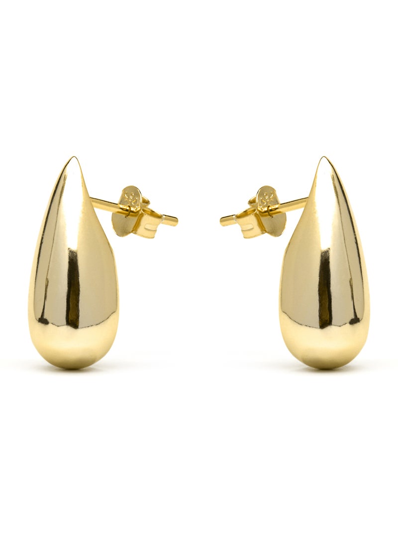 Boucles d'oreilles Luxenter en argent sterling 925 finition or jaune 18k - Leofra Doré/or - Kiabi