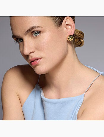 Boucles d'oreilles Luxenter en argent sterling 925 finition or jaune 18k - Myce