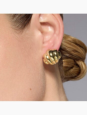Boucles d'oreilles Luxenter en argent sterling 925 finition or jaune 18k - Myce